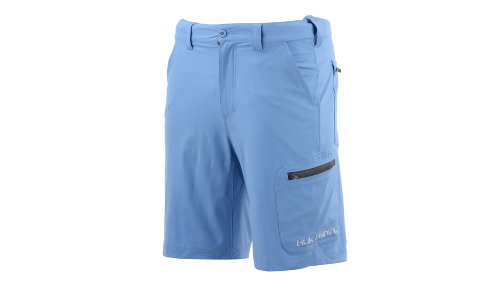 HUK Performance Fishing Next Level Shorts - Mens, Carolina Blue, Large, Inseam 10.5 in, H2000011-420-L