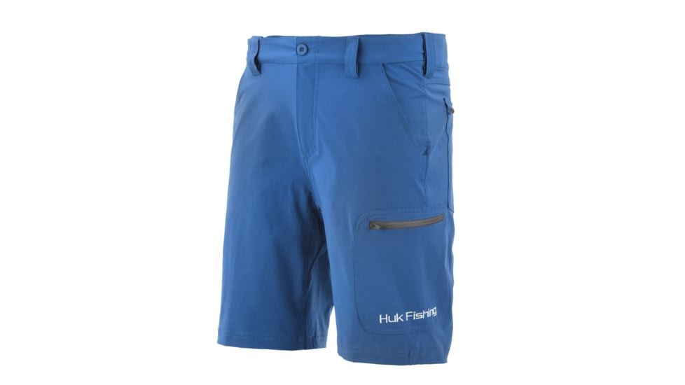 HUK Performance Fishing Next Level Shorts - Mens, Dark Blue, Large, Inseam 10.5 in, H2000011-401-L