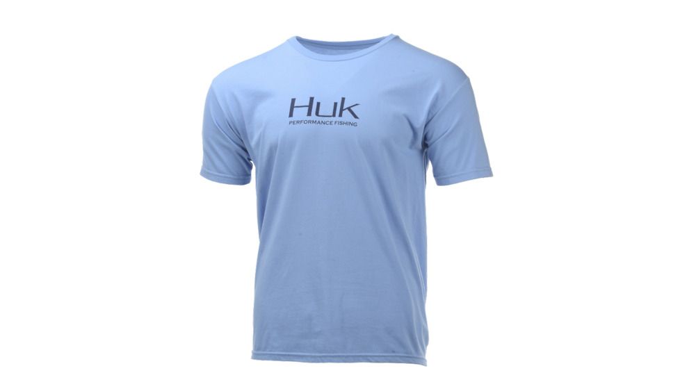 HUK Performance Fishing Performance Fishing Tops, Short Sleeve - Mens, Carolina Blue, Large, H1000176-420-L
