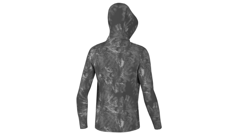 HUK Performance Fishing Pursuit Hoodie Fish Line - Youth, Volcanic Ash, YS, H7120104-013-YS