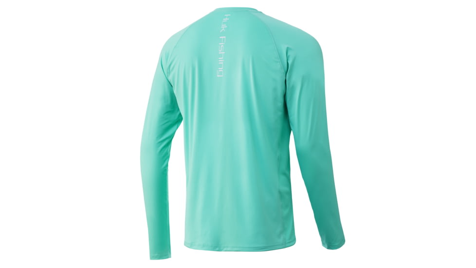 HUK Performance Fishing Pursuit Vented Long Sleeve - Mens, Electric Green, 2XL, H1200150-313-XXL