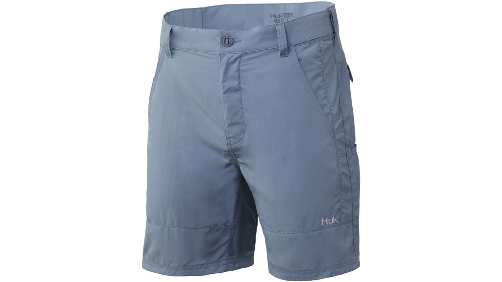 HUK Performance Fishing Rogue 18in Short - Mens, Silver Blue, Medium, H2000083-040-M