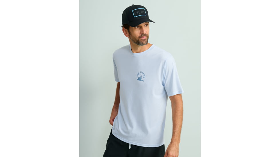 HUK Performance Fishing Sail Anger Tee - Mens, Ice Water, Small, H1000522-476-S