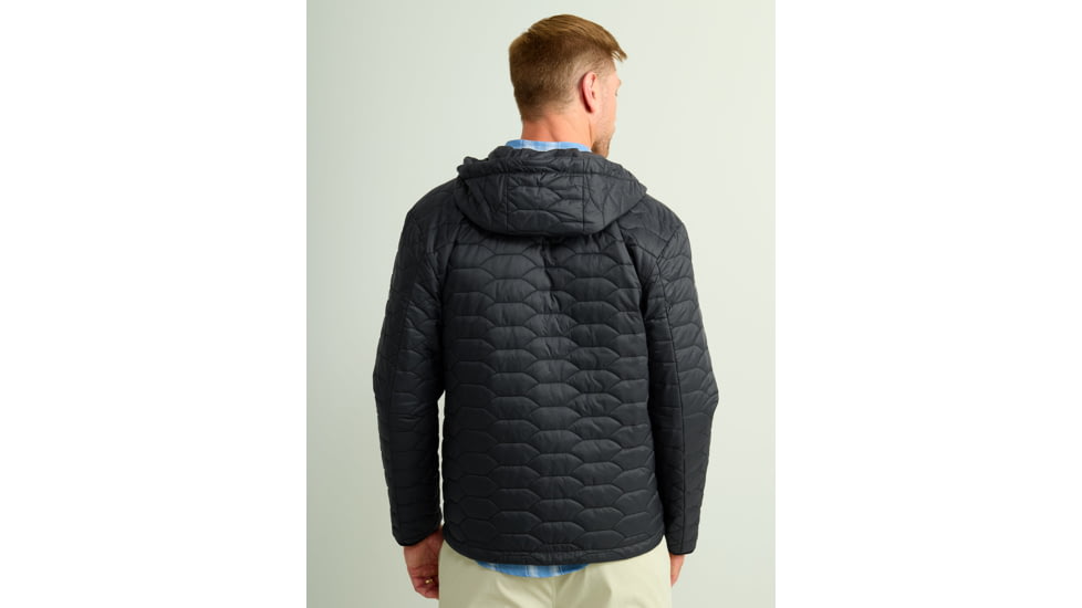 HUK Performance Fishing Scale Hooded Jacket - Mens, Black, Large, H4000151-001-L