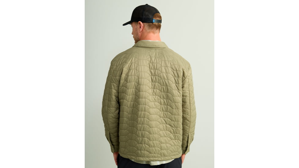 HUK Performance Fishing Scale Shacket -Mens, Overland Trek, Medium, H4000152-319-M