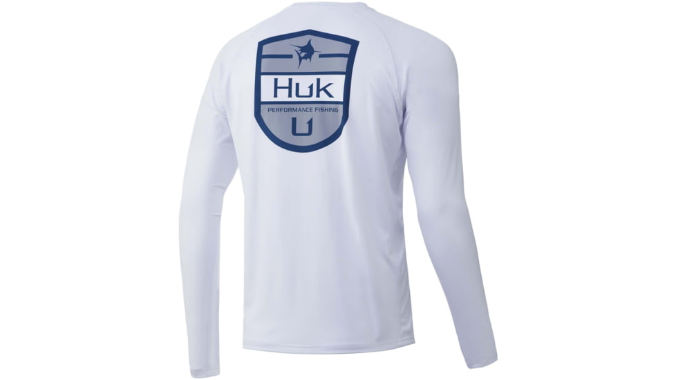 HUK Performance Fishing Shield Pursuit - Mens, White, Medium, H1200310-100-M