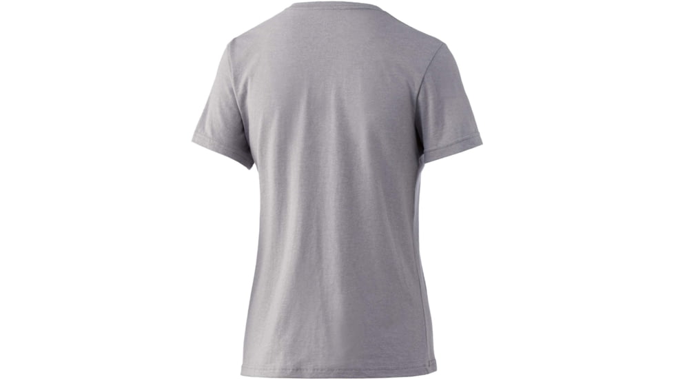 HUK Performance Fishing Style T-Shirt - Womens, Medium, Grey Heather, H6100075-089-M