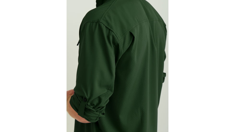 HUK Performance Fishing Tide Point Long Sleeve Shirt - Mens, Cypress Landing, 2XL, H1500172-377-XXL