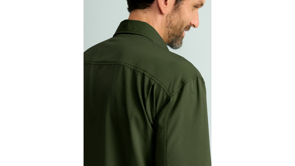 HUK Performance Fishing Tide Point Short Sleeve Shirt - Mens, Cypress Landing, Extra Large, H1500171-377-XL