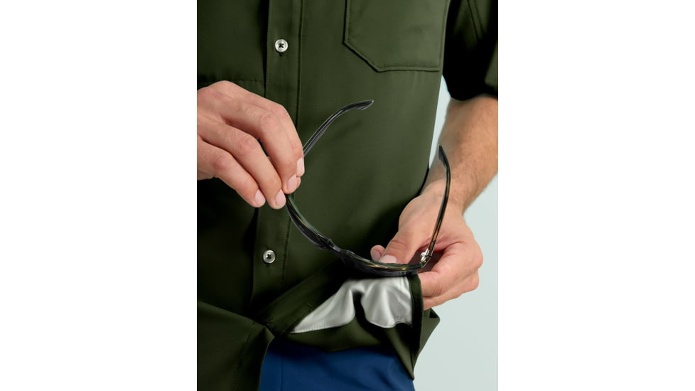 HUK Performance Fishing Tide Point Short Sleeve Shirt - Mens, Cypress Landing, Extra Large, H1500171-377-XL