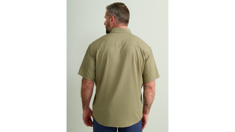 HUK Performance Fishing Tide Point Short Sleeve Shirt - Mens, Overland Trek, Medium, H1500171-319-M