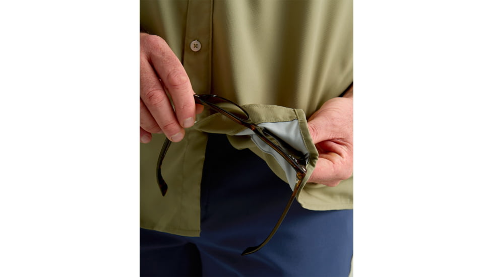 HUK Performance Fishing Tide Point Short Sleeve Shirt - Mens, Overland Trek, Medium, H1500171-319-M