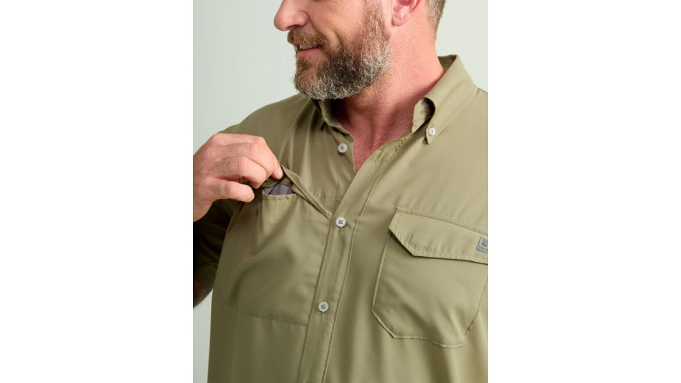 HUK Performance Fishing Tide Point Short Sleeve Shirt - Mens, Overland Trek, Medium, H1500171-319-M
