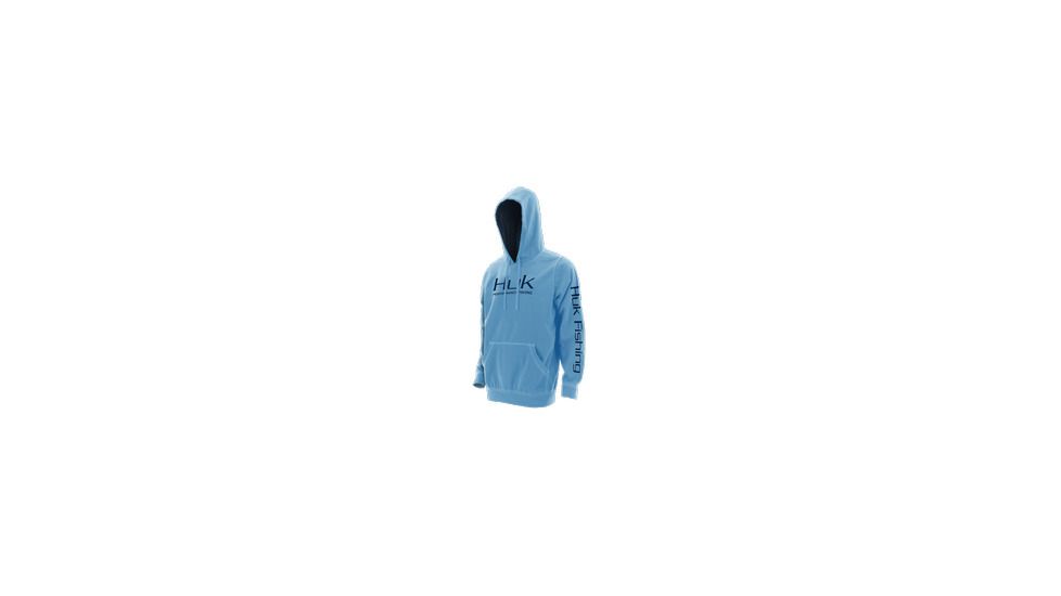 HUK Performance Fishing Tidewater Hoodie, Pullover - Mens, Carolina Blue, Large, H1300022-420-L