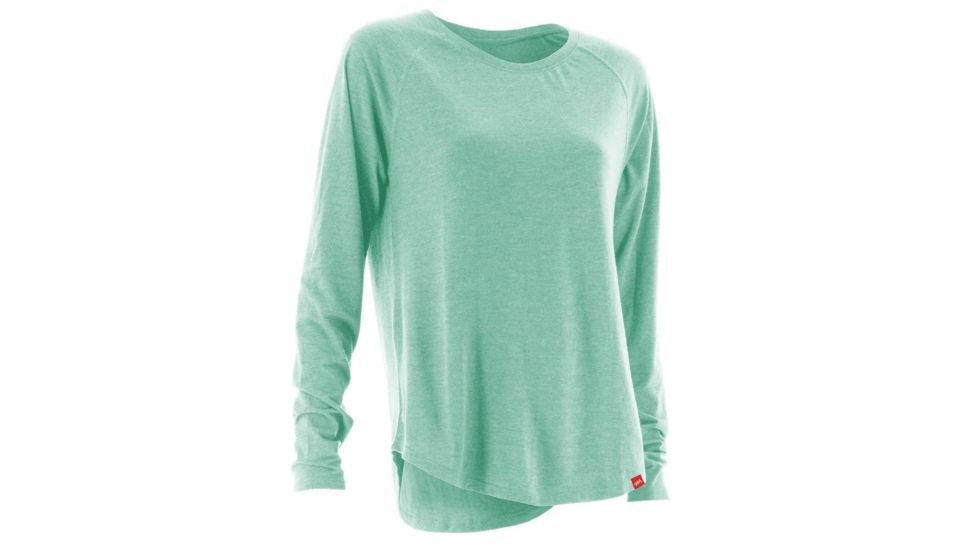 HUK Performance Fishing Womens Relaxed Long Sleeve Shirt, Heather Julep, Extra Small H6100003-345-XS