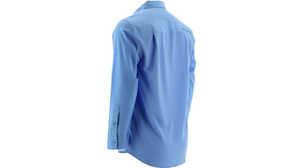 HUK Phenom Long Sleeve Woven Shirt, Carolina Blue, XXXL H1500005CBLXXXL