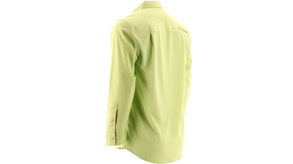 HUK Phenom Long Sleeve Woven Shirt, Light Yellow, XXL H1500005LYWXXL