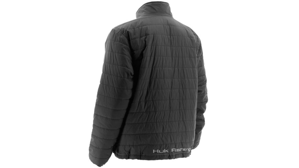HUK Puffer Jacket, Small, Black, Small H4000011BLKS