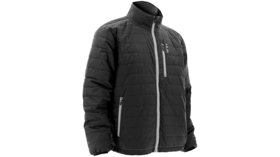 HUK Puffer Jacket, Small, Black, Small H4000011BLKS