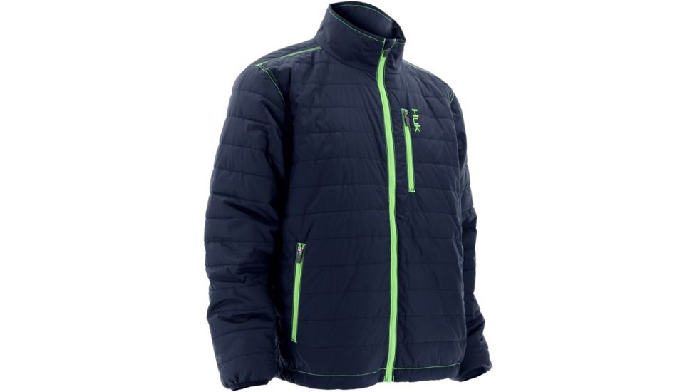 HUK Puffer Jacket, Medium, Navy, Medium H4000011NVYM