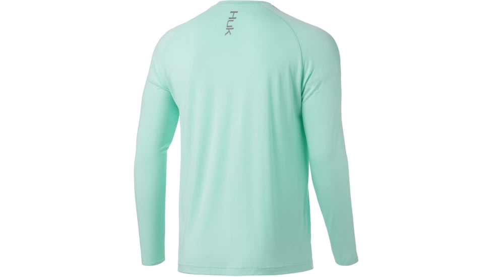 HUK Performance Fishing Waypoint L/S Shirt - Mens, Beach Glass, XXL, H1200382-339-XXL