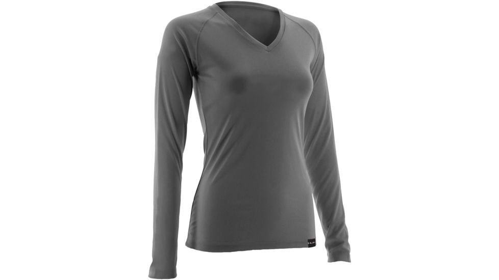 HUK Womens LoPro Performance Long Sleeve, Cool Charcoal Grey H1200061CGYXS