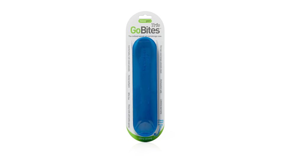 Human Gear GoBites Utensil, Trio with Case, Blue, HG0422