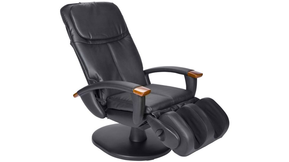 Human Touch HT102 Massage Chair - Foot Massager displayed