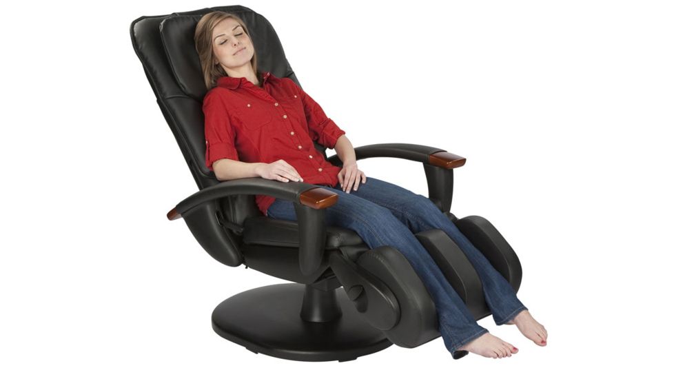 Human Touch HT-102-100-021 HT-102 Massaging Recliner Chair - Black