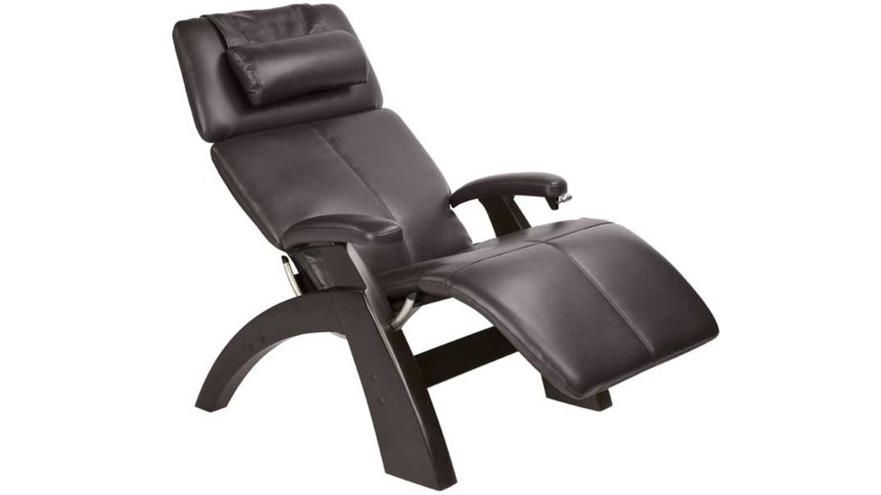 Human Touch Perfect Chair - Dark Walnut base, Espresso Chair Pads
