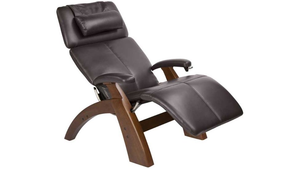Human Touch Perfect Chair 006 - Walnut base, Espresso Chair Pads