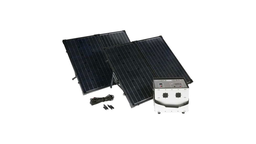 Humless Go Mini Solar Kit, White/Black 2PANBUND0.64KWH