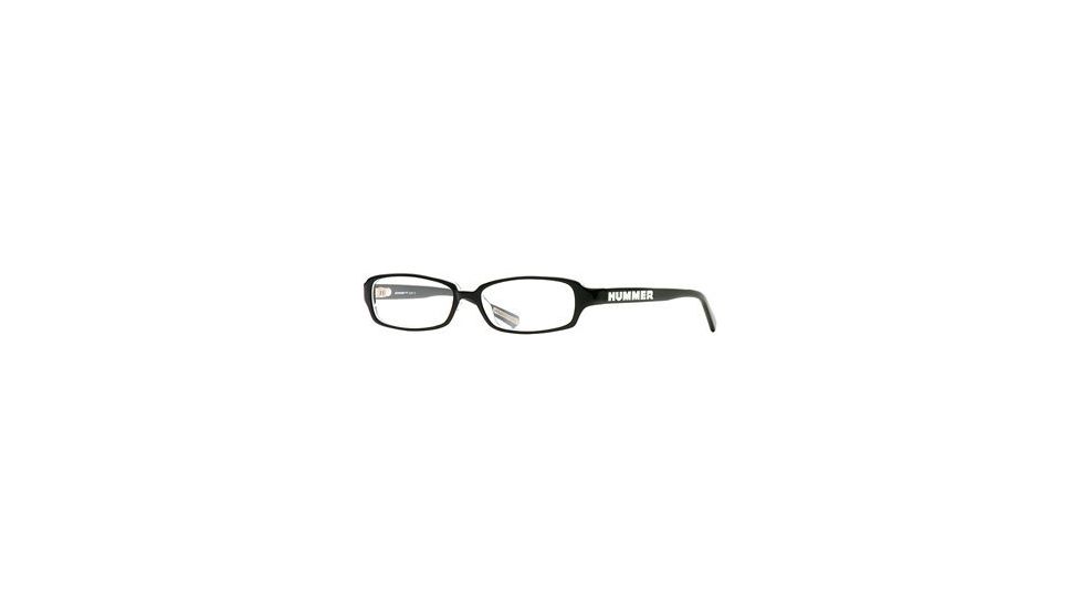 HUMMER Eyegear HU H2056 SEHU 205600 Single Vision Prescription Eyewear - Black Tied SEHU 2056005037 BK