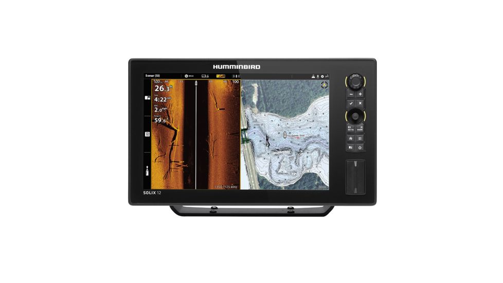 Humminbird 12 CHIRP MEGA SI Fishfinder/GPS Combo G2 w/Transom Mount Transducer SOLIX 73628