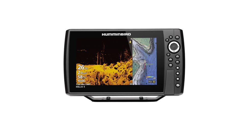 Humminbird 9 CHIRP MEGA DI Fishfinder/GPS Combo G3N w/Transom Mount Transducer HELIX 73589