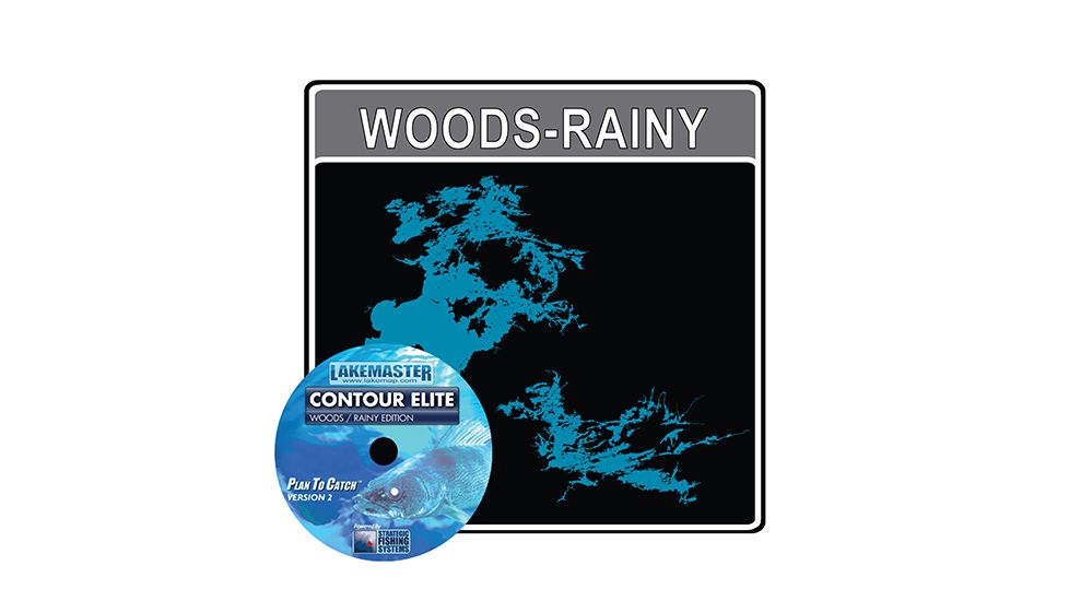 Humminbird Lakemaster PC Software Contour Elite Wood/RaIny 2011866