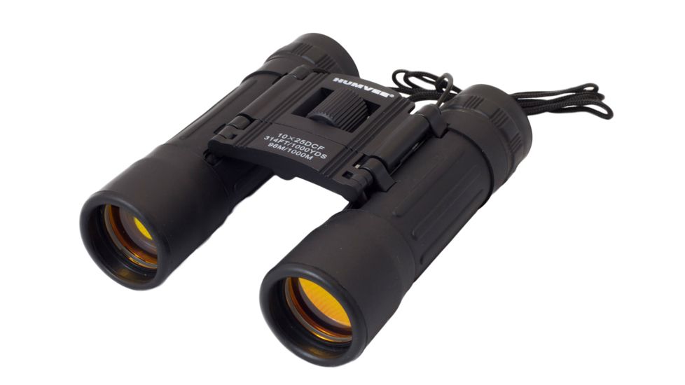 Humvee 10x25 Compact Binocular, Black HMV-B-10X25B