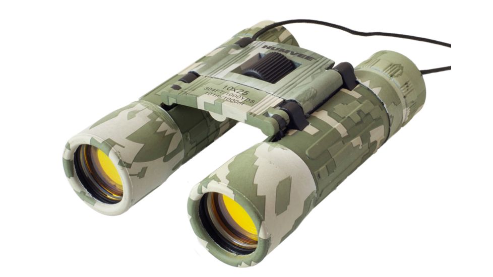 Humvee 10x25 Compact Binocular, Digital Camo, Digital Camo HMV-B-10X25-DC