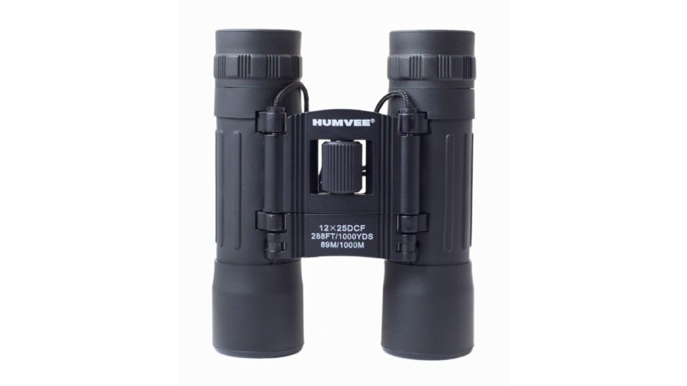 Humvee 12x25 Compact Binocular - Black HMV-B-12X25B