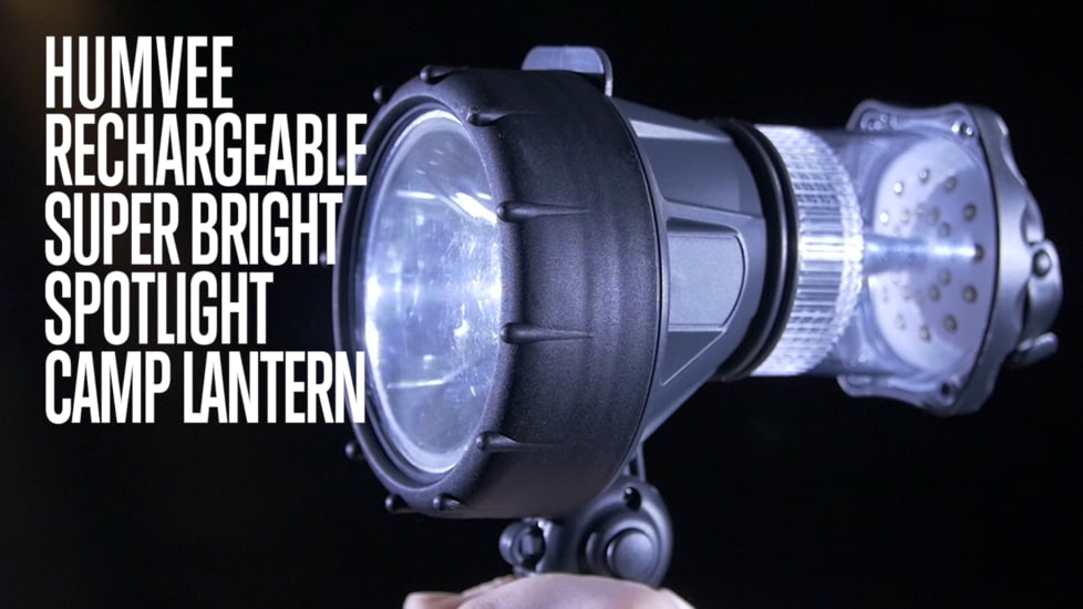 Humvee Adventure Gear Camping Light w/ full Lantern, HMV-AG-01