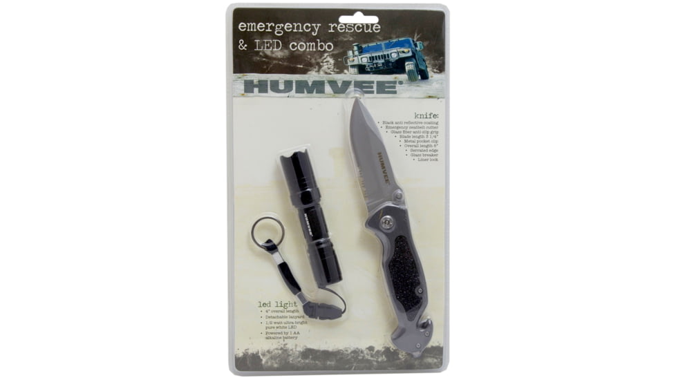 Humvee Emergency Resue Combo, Grey/Black HMV-KC-ER1-GRY