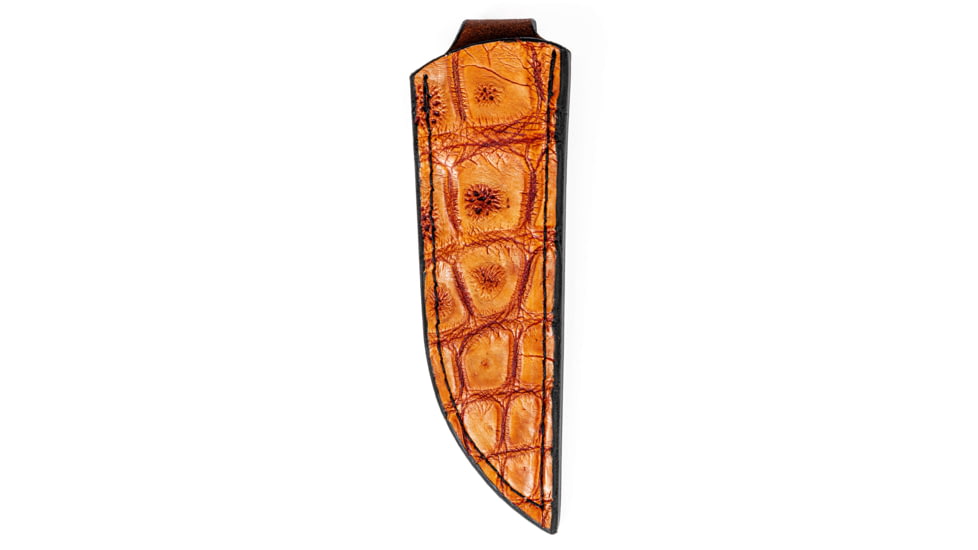 Hunt LARGE GATOR LEATHER SHEATH - VERTICAL BELT CARRY, MKC-001369