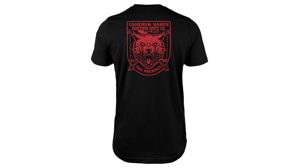 Hunt MKC X CAM HANES PACKOUT TEE - BLACK, MKC-001418
