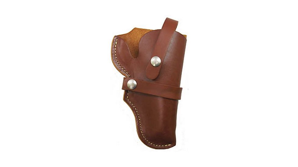 Hunter Company 1155 Leather Hip Holster, Belt, Field Retention, Right Hand, S&amp;W Governor, Chestnut Tan, 1155