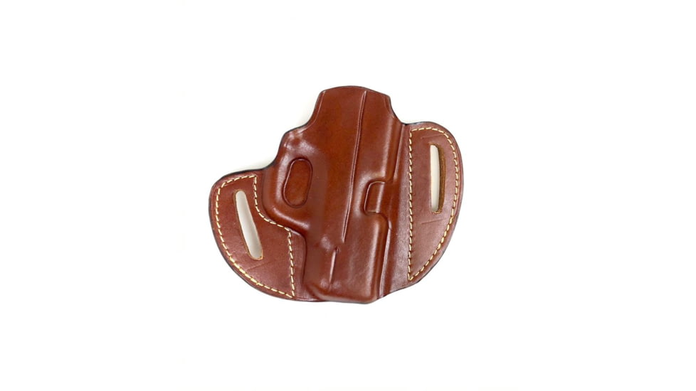 Hunter Company 2 Loop Pancake Leather Holster, Small/Medium Frame Firearms, Universal Fit, Chestnut Tan, Chestnut Tan, 3650