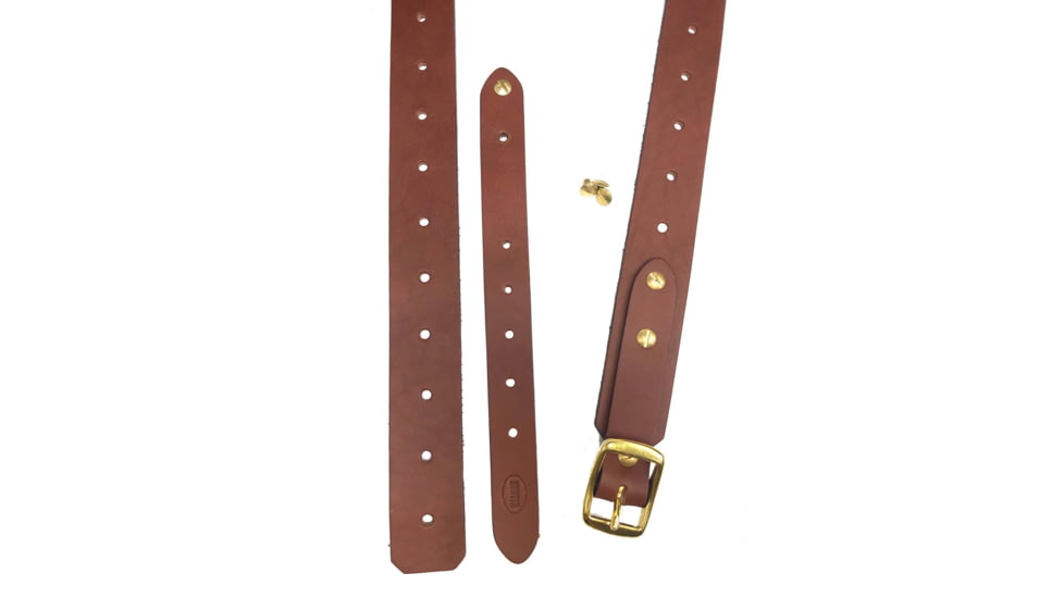 Hunter Company Adjustable Cartridge Belt, Chestnut Tan Leather, 45 Caliber, 25 Capacity, 3458-45