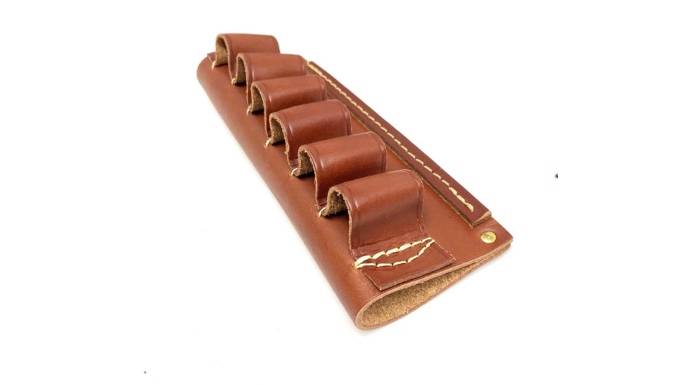 Hunter Company Cartridge Belt Slide, 6 Loop, 12 Gauge, Chestnut Tan, 0612, Chestnut Tan, 612