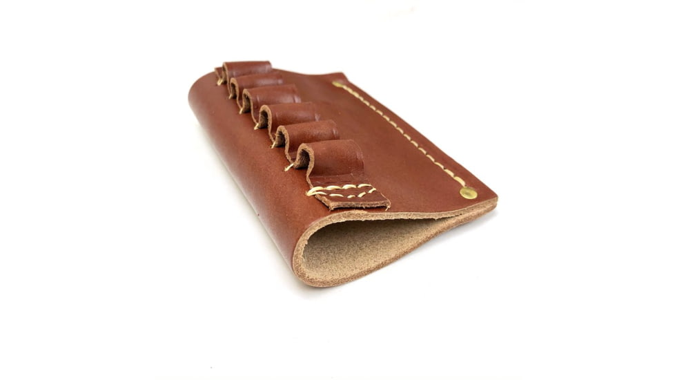 Hunter Company Cartridge Belt Slide, 6 Loop, .38 Caliber, Chestnut Tan, 0638, Chestnut Tan, 638
