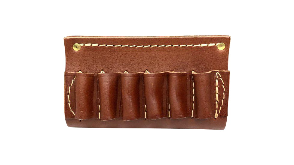 Hunter Company Cartridge Belt Slide, 6 Loop, .45 Caliber, Straight Wall, Chestnut Tan, 0650, Chestnut Tan, 650
