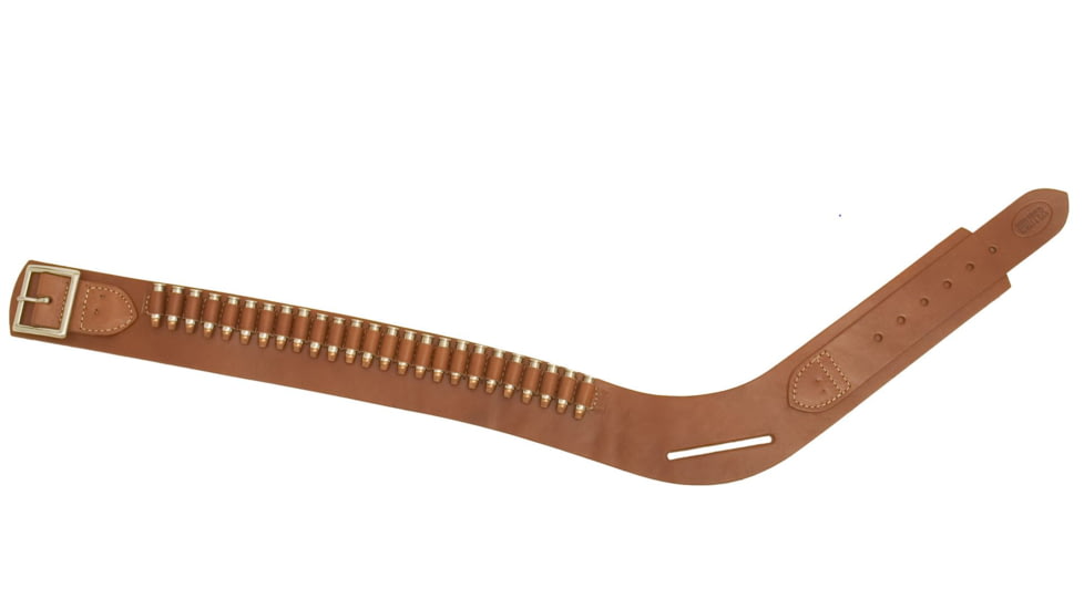 Hunter Company Single Buscadero Belt, .38 Caliber, Left Hand, Chestnut Tan, Small, 0158LS, Chestnut Tan, 0158LS